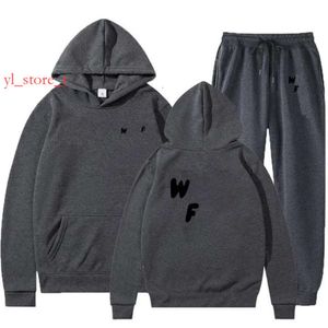 Designer Tracksuits Womens White Foxs Hoodies Two 2 -Piece Set Fashion Sports Tracksuit långa ärmar Pullover Hooded Women Foxx Streetwear Track Suits 2900