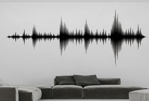 壁ステッカーo波のデカールサウンドリムーバブルレコーディングスタジオミュージックプロデューサールームデコレーションベッドルームの壁紙DW67478644306