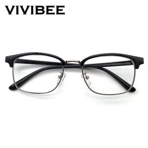 Blue Light Blocking Glasses Rame Men Computer Eyeglasses UV400 Черные полуоттра