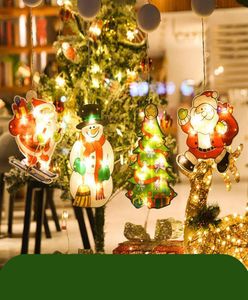 Luci a corde natalizia LED Novità decorativa appesa alla luce 3D per le decorazioni per patio della camera da letto per porte da parete per finestre interneA521110882