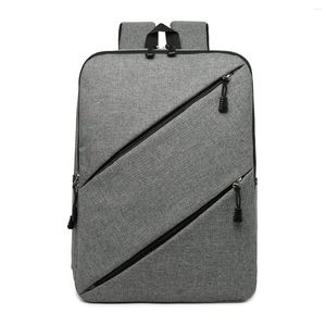 Rucksack Grey Man Laptop Computer Rucksäcke Casual Sty