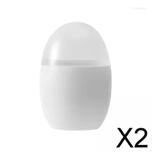 Kök förvaring 2xCreative Tooth Pitick Box With Lid Egg Form for Dinner Table El Decoration