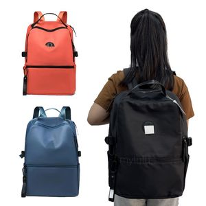 Lu Yoga Backpack Bag Sports and Fitness Bag 22Lティーンエイジャー用の大容量学校バッグビッグラップトップバッグ防水ナイロンスポーツスポーツスポーツ