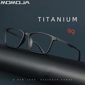 Momoja 2024 Business Eyewear Retro Square TR90 glasögon Myopia Optiska recept Glasögonram för män A1003 240423