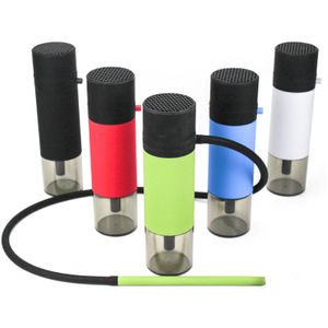 Hookah portátil Conjunto com cobertura de proteção para viagens ao ar livre Chicha Sheesha Narguiles Acessórios para fumantes Small Shisha Kit 240429