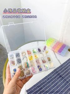 Jewelry Pouches 28Pcs Square Display Box Earrings Storage Necklace Small Plastic Dust And Oxidation Prevention