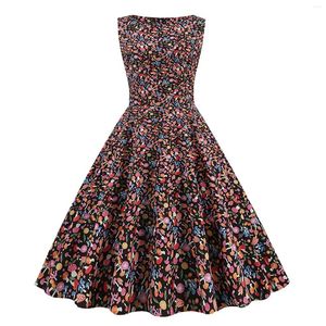 Повседневные платья на продаже очистка женское вечернее платье для вечеринки цветочные принты Большая юбка молния vestidos elegantes feminino
