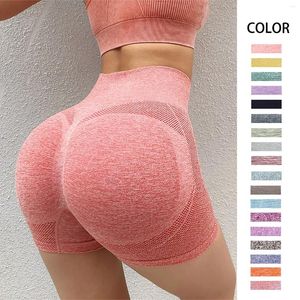 Shorts ativos mulheres ioga high workout workout fitness seco rápido academia correndo calças curtas Sportswear