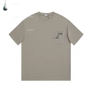 2024 Tees Erkek Tasarımcıları T Shirt Adam Kadın Tshirts Mektuplar Baskı Kısa Kollu Yaz Gömlek Erkekler Gevşek Tees Asya Boyutu S-XXXL H60445