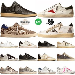 Golden Goose Super-Star 새로운 릴리스 이탈리아 브랜드 여성 운동화 슈퍼 스타 신발 럭셔리 황금 장식 조각 클래식 화이트 - 오래 된 더러운 디자이너 남자 캐주얼 구두