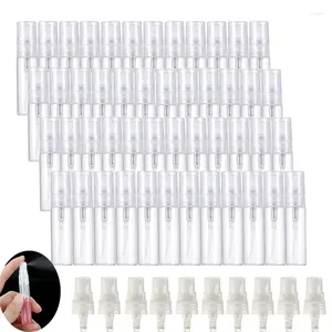 Depolama Şişeleri 100pcs 2ml 3ml 5ml 10ml mini açık parfüm şişe sprey taşınabilir yeniden doldurulabilir kozmetik örnek seyahat boş konteyner