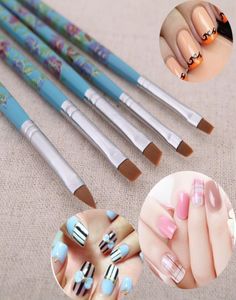 Nail Art Design Brushes Dotting Pen UV Gel Nail Gel Polish Brush Manicure Polish Dot Painting Fingernail Tool3415275