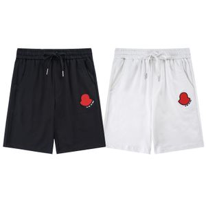 2024 shorts de designer shorts casuais shorts de verão shorts de algodão puro shorts bordados preto e branco