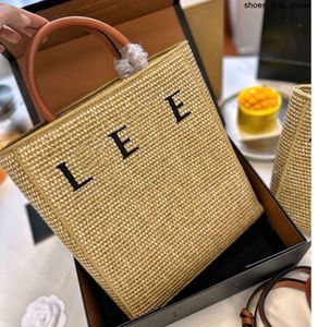 Fashions Straw Totes Bag Women Designer Bags Large Size Handbag Casual Letter Embroidery Shopping Bag Knitting Tote