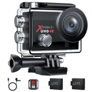 Go Pro Sports Action Camera 4K 30fps 20MP digitaler Camcorder 170 ° Weitwinkel IP66 EIS mit externem Mikrofonfernbedienungssteuer 240430