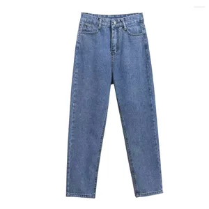 Jeans femininos 2024 moda harajuku vintage de cintura alta feminina jeans casual de qualidade y2k calça lápis