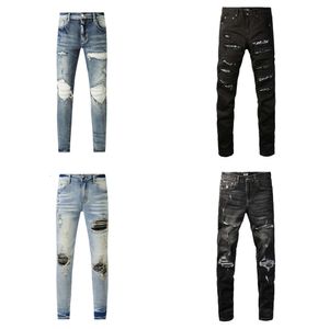 Designer viola marca jeans for uomini donne pantaloni jeans viola buco estate hight di qualità ricami viola jean jean jeans pantaloni da uomo viola jeans