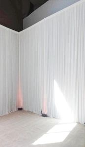 3M High3m Wide Wedding Wedding Curtain Black Billa Kolor impreza Świętowanie Zasłony Występowanie Tło Satynowe drape Walan2025025