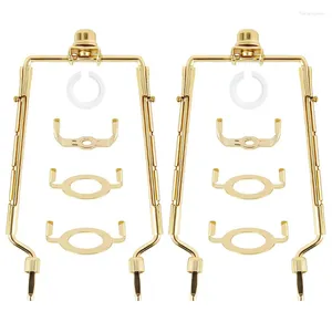 Table Lamps 7Inch Lamp Shade Harp Holder Adjustable Kit E14 E26 E27 Light Base Adapter Horn Frame Lampshade Bracket