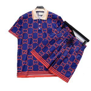 Mens T Shirt Shorts Set Designer Top Polo Casual Stripe Knight Embroidery Badge Tracksuits Summer Short Sleeve Men Tees Passar Womens Clothing M-3XL #0116