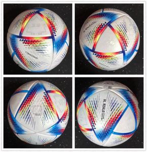 New Top quality World Cup 2022 soccer Ball Size 5 highgrade nice match football Ship the balls without air2401333