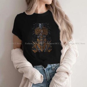 Frauen T -Shirts Armee Klassiker Grafik Polyester T -Shirt Ritter des Schädel Cartoon Streetwear bequeme Hemd Frauen Tee