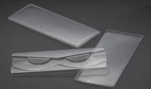 3pcsset transparente Kunststoff -Wimpern -Verpackungsbox gefälschte Wimpernschalenspeicherabdeckung Einzelhülle mit 2 PCs Transparent Deckel Clear 4596733