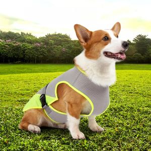 Summer Pet Dog Cooling Vest Heat Resistant Cool Pet Clothes Breathable Sun-proof Clothing for Outdoor Walking 240422