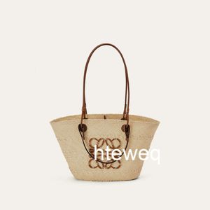 Mode Trend French Rattan flätad väska 2024 NY PASTORAL STYLE TOTE SABESide Holiday Handväska