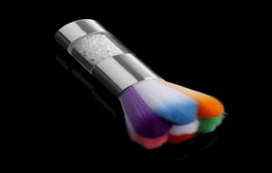 Renkli Tırnak Toz Fırçaları Akrilik UV Tırnak Jel Tozu Tırnak Sanatı Tozu Çıkma Temizleyici Fırça Makyaj Temel TOOS2494944