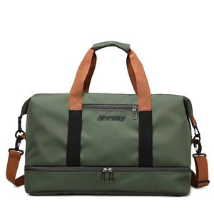 Bagaż podróżny Man Oxford Waterproof Duffel Boston torebka wielofunkcyjna sucha separacja mokra sport