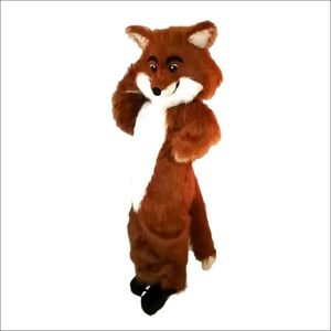 2024 Performance Fox Cartoon Mascot Costume Fueces Dress For Men Women Halloween Outdoor Divit Suit Mascot para ternos publicitários