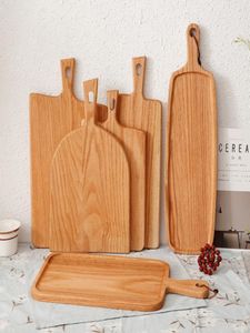 Squre Kitchen Chopping Block Wood Home Cutting Board Cake Sushi Plate Serving Trays Bread Dish Fruit Plate Sushi Tray Steak Tray D5531632