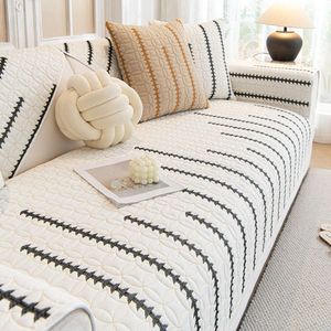 Cream Style New Anti Slip Sofa Mat Cat Scratch All Season Universal Light Luxury Leather Cover