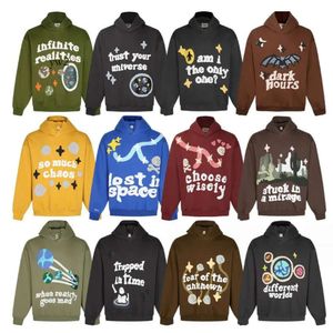 Broken Planet Hoodies Grafik Tee Designer gedruckt Herren Y2K Hoody 3D Foam Graffiti Buchstaben Pullover Hip Hop Harajuku Sweatshirts Pullover 7219