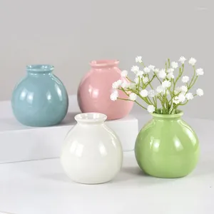 Wazony 1 kawałek ceramiczny mini kwiatowy wazon domowy dekoracja ogrodu sadza