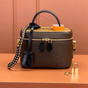 Lustrzane torby kosmetyczne Vanit łańcuch na ramię przenośny crossbody miękki światło designer