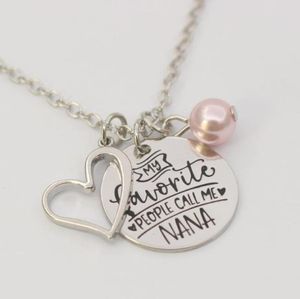 My Favorite People Call Me Gigi NANA MawMaw Mimi Mother039s Day Gift Gift For Mom Her Grandmother Pendant Necklaces5615278