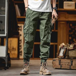 Men's Pants JAYSCE 2024 Joggers Cargo Men Casual Y2k MultiPocket Male Trousers Sweatpants Streetwear Track Black