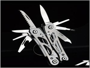 Gadgets Equipment Strumenti di sopravvivenza in campeggio esterno Strumenti di sopravvivenza multitool Multitool Tactical Pinza di riparazione versatile Richiesta di piegatura inossidabile militare 5058952