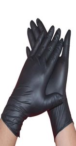 Leshp 100pcslot Mechanic Nitrile Household Cleaning Washing Black Laboratory Nail Art Antistatic Gloves3668373