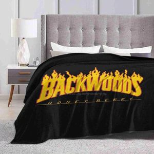 Blankets Backwoods Hoodie Trend Style Funny Fashion Soft Throw Blanket Rope Gang Bones Underground Rap Xavier Wulf Hollow Squad Fuccboi