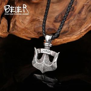 Pendant Necklaces Beier Stainless Steel China Anchor Chain Necklace Jewelry LLLHP175P