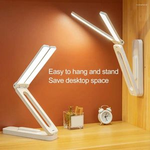 Настольные лампы светодиодные настольные лампы Dimmable 3 осветительных шестерни регулируют складываемые глазные складки с двойной головой для дома