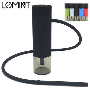 Lomint Portable Cup Hookah Car Shisha Set inomhus utomhus med skyddande täckning Small Narguile Chicha Soft touch LM-OT005 240429