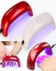 2022 Nyaste ankomst Vackra 9W UV Nial Lamp Nail Art Gel Polish LED Light Dryer Finger Dry4542513