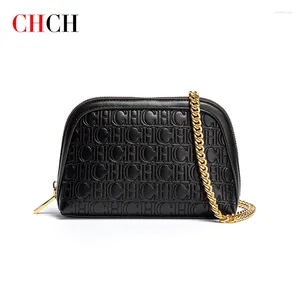 Bolsas de noite CHCH 2024 Designer Bolsa feminina Fashion Moda clássica Retro Banquet Party em relevo Saco de ombro de textura