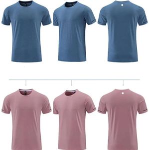 LL-R661 Men Yoga Outfit Gym T shirt Exercise & Fitness Wear Sportwear Trainning Basketball Running Ice Silk Shirts Outdoor Tops Short Sleeve Elastic Breathable 4444