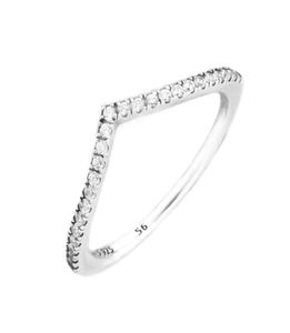 宝石と互換性のあるリングは、女性のためのシルバーリングを輝かせますオリジナル100 925スターリングシルバージュエリーリング
