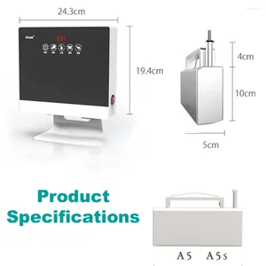 Taça de mesa Homarida Pia portátil Pia portátil Lavagem de pratos Pequena cozinha livre de instalação 110V/220V Lavagem ultrassônica automática